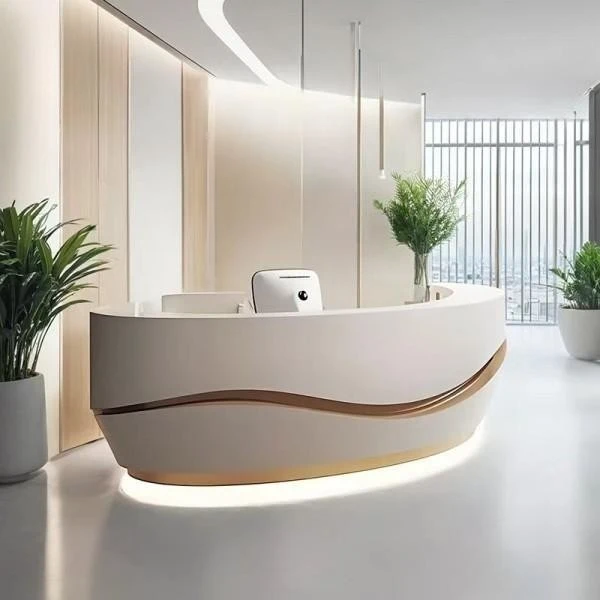 Molded Fiberglass Reception Desk