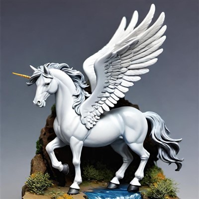 Sculpture de créature mythique